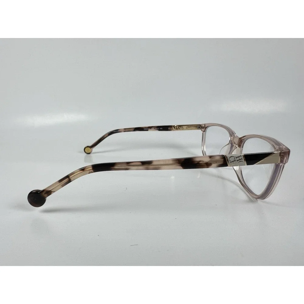 Carolina Herrera‎ Eyeglasses Frames Only VHE760K Col. 0913 140 Pink Brown Flex